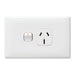 HPM Linea Single Power Point Outlet 15a
