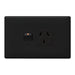HPM Linea Single Power Point Outlet 10a
