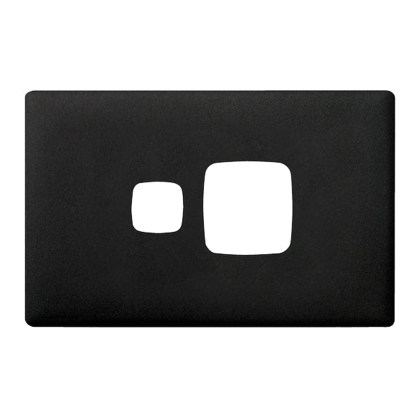 HPM Linea Single Switch Socket - Cover Plate Only, Variety of Finishes