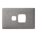 HPM Linea Single Switch Socket - Cover Plate Only, Variety of Finishes