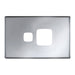 HPM Linea Single Switch Socket - Cover Plate Only, Variety of Finishes