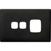HPM Linea Single Switch Socket With Extra Switch - Cover Plate Only, Variety of Finishes