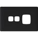 HPM Linea Single Switch Socket With Extra Switch - Cover Plate Only, Variety of Finishes
