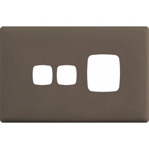 HPM Linea Single Switch Socket With Extra Switch - Cover Plate Only, Variety of Finishes