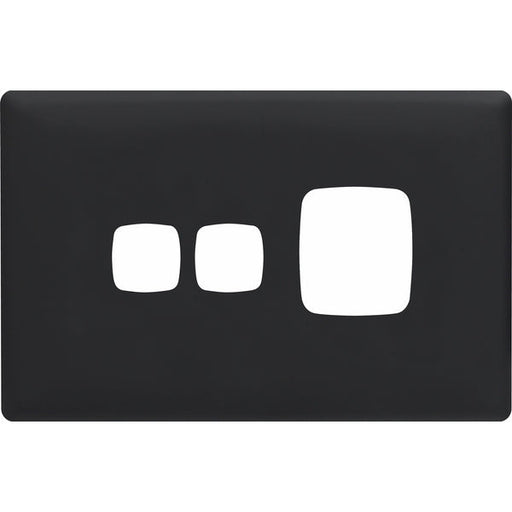 HPM Linea Single Switch Socket With Extra Switch - Cover Plate Only, Variety of Finishes