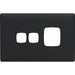 HPM Linea Single Switch Socket With Extra Switch - Cover Plate Only, Variety of Finishes