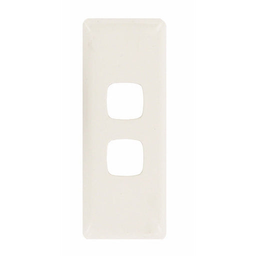 HPM Linea 2 Gang Architrave Switch - Cover Plate Only, Variety of Finishes