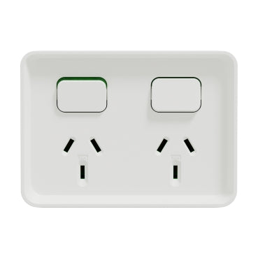 clipsal iconic weatherproof twin powerpoint 10a