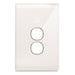 Powermesh 2 Button Switch Cover (To Suit 2 Button Multi Purpose Switches)