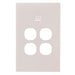 Powermesh 4 Button Switch Cover (To Suit 4 Button Multi Purpose Switches)