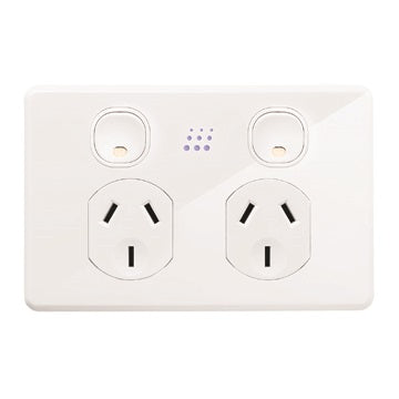 Zimi Smart Double Powerpoint | Independent Socket Control via App ...