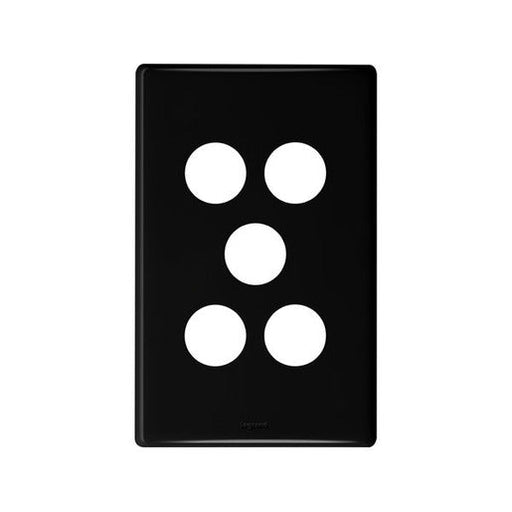 Legrand Excel Life 5 Gang Grid And Plate Assembly
