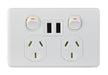 Puma Fully Integrated Dual USB Charger Power Point