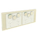 clipsal iconic essence quad powerpoint with extra switches cover only 1