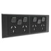 clipsal iconic essence quad powerpoint with extra switches cover only 1