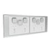clipsal iconic essence quad powerpoint with extra switches cover only 1