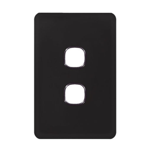 Trader Senoa Simple 2 Gang Switch Plate