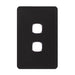 Trader Senoa Simple 2 Gang Switch Plate