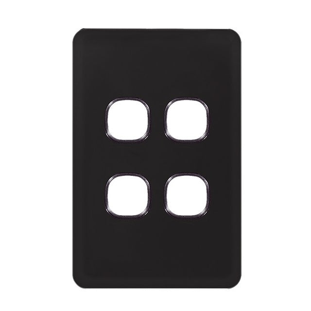 Trader Senoa Simple 4 Gang Switch Plate