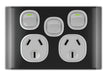 Snow Leopard Double Power Point With Extra Switch