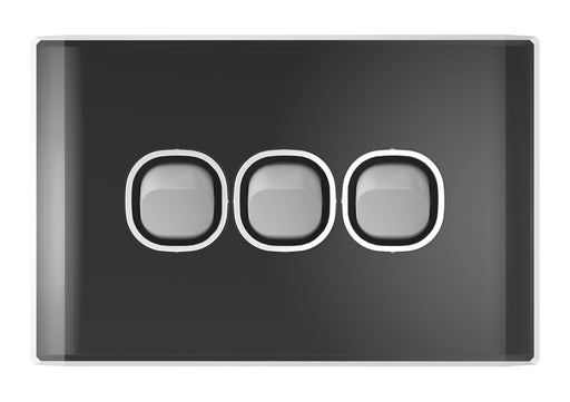 Snow Leopard 3 Gang Complete Horizontal Switch