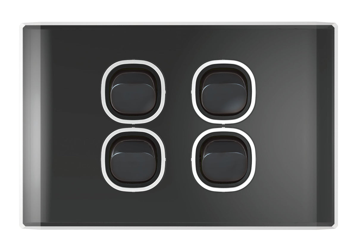 Snow Leopard Switches | Glass Look Designer Switch Range — Powerpoints ...