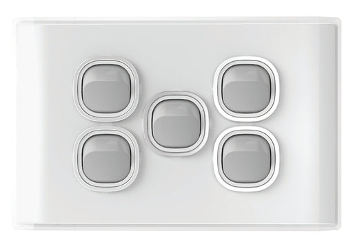 Snow Leopard 5 Gang Complete Horizontal Switch