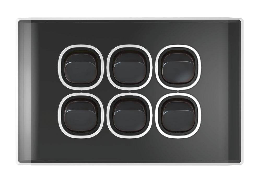 Snow Leopard 6 Gang Complete Horizontal Switch