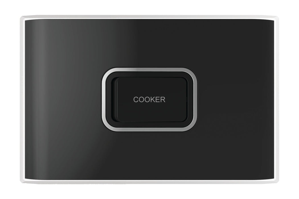 Snow Leopard 1 Gang 45a Horizontal Double Pole Cooker Switch