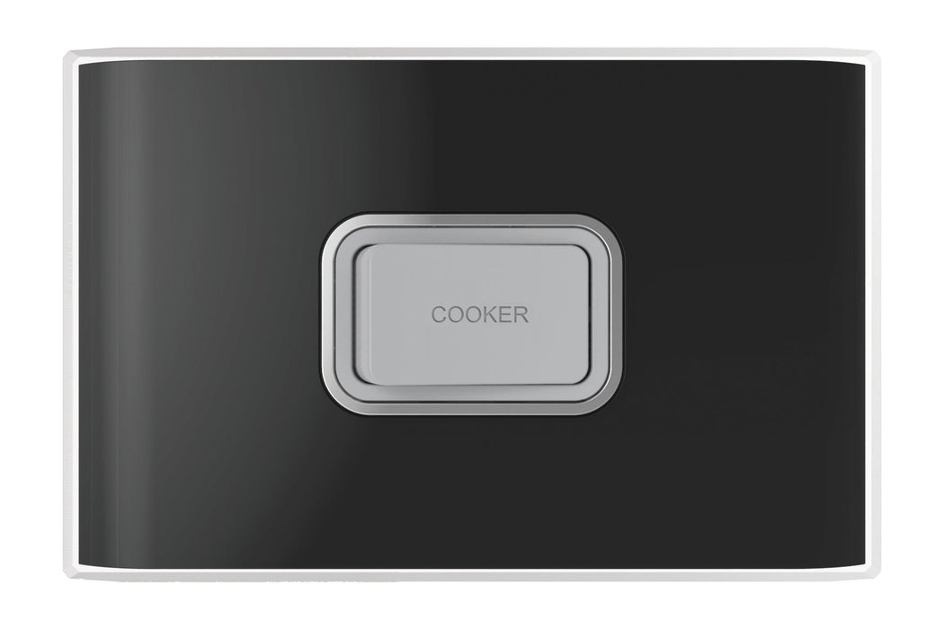 Snow Leopard 1 Gang 45a Horizontal Double Pole Cooker Switch