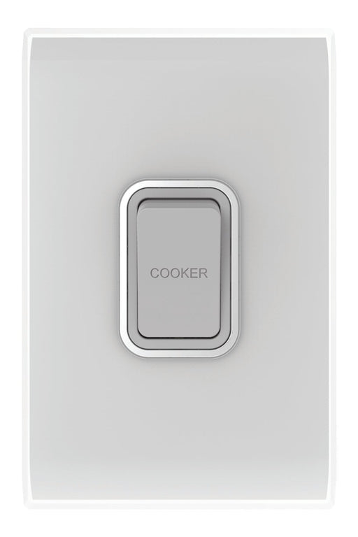 Snow Leopard 1 Gang 45a Double Pole Cooker Switch