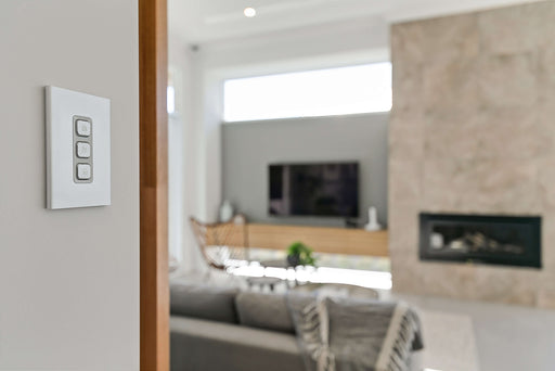 clipsal s3025c sv double switched socket outlet 10a skin only silver shadow