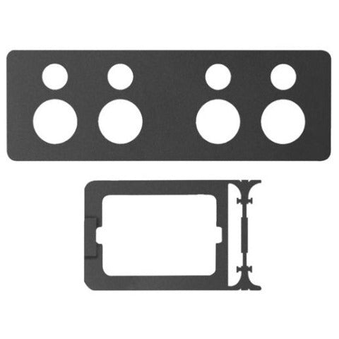 Hager Allure 4 Gang Powerpoint Cover Kit