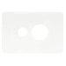 Hager Allure Single Powerpoint Cover Plate