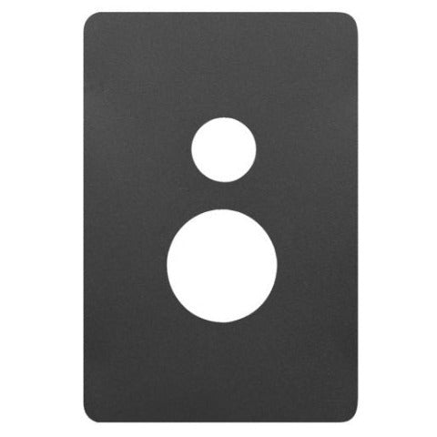 Hager Allure Single Powerpoint Vertical Cover Plate