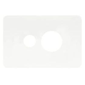 Hager Allure Single Powerpoint Cover Plate