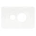 Hager Allure Single Powerpoint Cover Plate