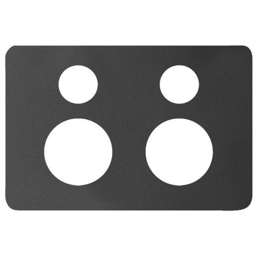Hager Allure Double Powerpoint Cover Plate