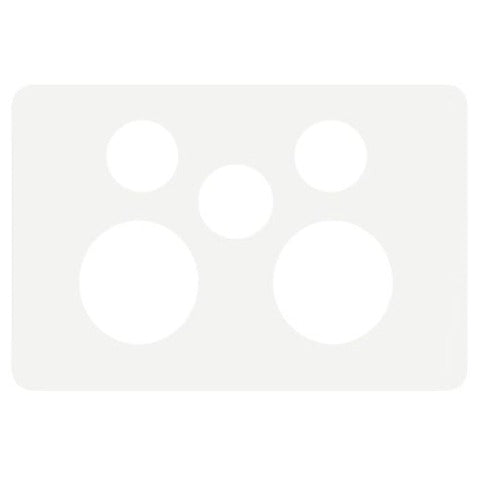 Hager Allure Double Powerpoint With Extra Switch Cover Plate