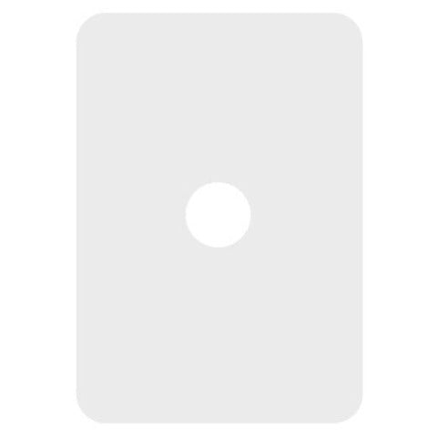Hager Allure 1 Gang Cover Plate