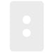 Hager Allure 2 Gang Cover Plate