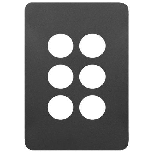 Hager Allure 6 Gang Cover Plate