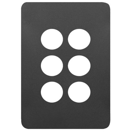 Hager Allure 6 Gang Cover Plate