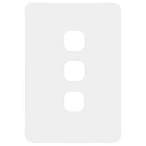 Hager Allure 3 Gang Hybrid Switch Plate