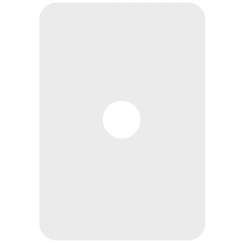 Hager Allure 1 Gang Switch Plate