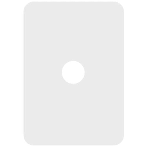 Hager Allure 1 Gang Switch Plate