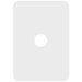 Hager Allure 1 Gang Switch Plate