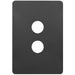 Hager Allure 2 Gang Switch Plate