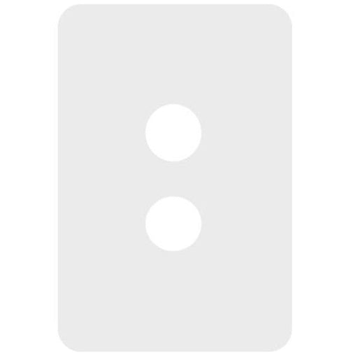 Hager Allure 2 Gang Switch Plate