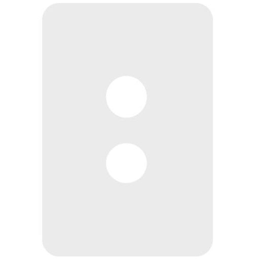 Hager Allure 2 Gang Switch Plate